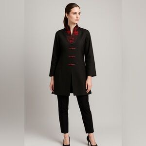 Dragon Silk 100% Silk Embroidered Jacket- S/M